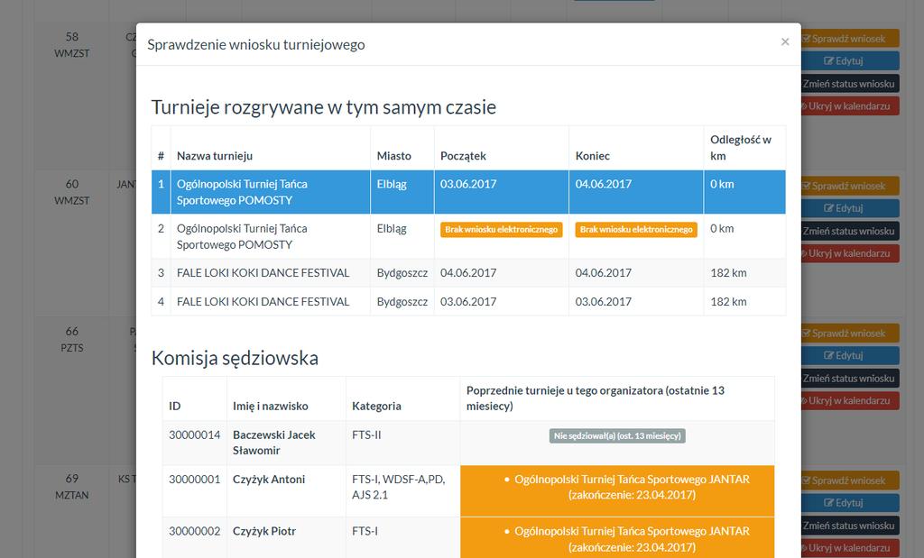 Należy również sprawdzić zgłoszoną ilość kategorii a także aby kategorie znajdowały się w odpowiednich blokach (np.