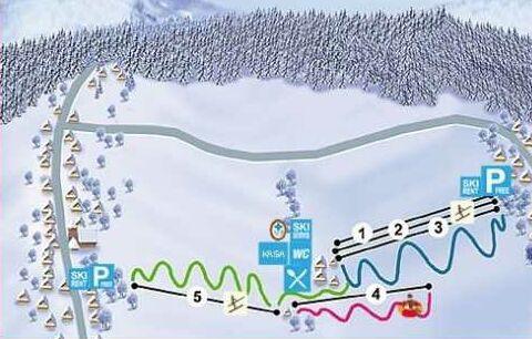 Poronin Suche Na narciarzy czeka tutaj czteroosobowa kolej krzesełkowa o długości 950 m i przepustowości 2200 os/h.