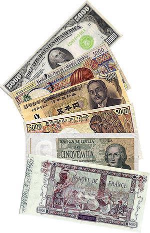 Banknot (niem. Banknote, ang. bank-note kwit bankowy) pojęcie używane w dwóch podobnych znaczeniach: 1.