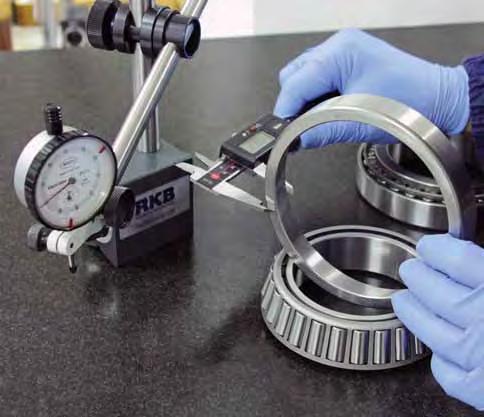 Technika 'RKB Bainite Treatment' (HB) oraz stabilizacja temperaturowa (S) mogą zostać zastosowane zarówno do rolek, jak i pierścieni.