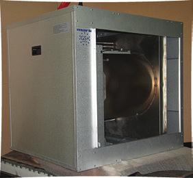 Centrale AHU można wyposażyć w różne moduły grzewcze: A A Bateria wodna B Moduł