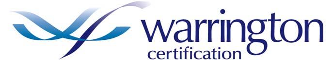 Warrington Certification Limited, Holmesfield Road, Warrington, WA1 2DS Tel.