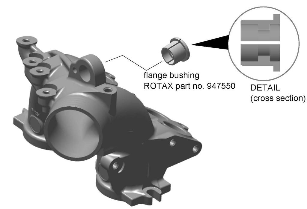 adaptora 2) Śruba imbusowa M5x10 3) Podkładka 5,3