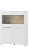 szafa ubraniowa 2-drzwiowa 98 x 192 x 58 cm 2 door wardrobe 98 x 192 x 58 cm ICE 03 witryna niska 2-drzwiowa 118 x 148 x 41 cm 2 door display -low 118 x 148 x 41 cm ICE 31 półka długa 170