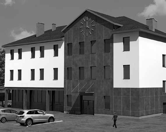 dofinansowanie realizacji budowy Domu Kultury wraz z salą widowiskową w centrum Łap oraz odnowę Placu Niepodległości.