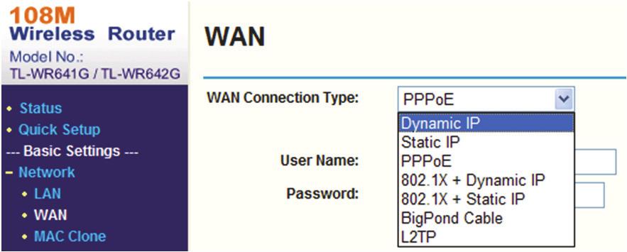 Aneks 2 Mapowanie portów Następujące ustawienia dotyczą routera TP-LINK (TL-WR641G). Ustawienia są zależne od modelu routera. 1.