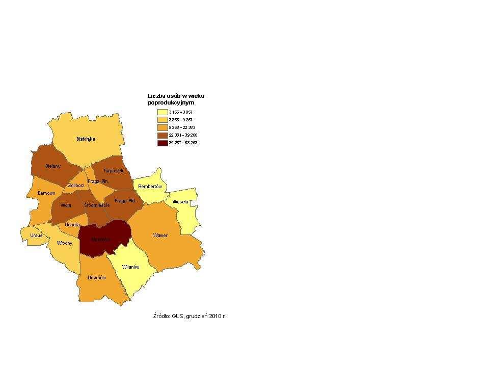 SENIORZY w Warszawie Liczba osób powyżej 60-go roku życia w Warszawie wynosi ponad 363 000, tj.