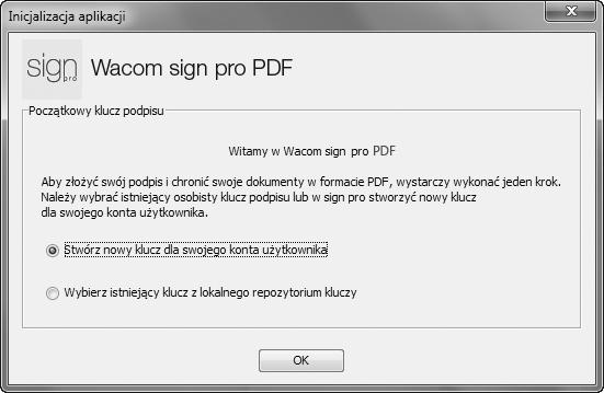 Uruchamianie programu Wacom sign pro PDF 1 Kliknij przycisk Start lub ikonę i wybierz (Wszystkie) programy.