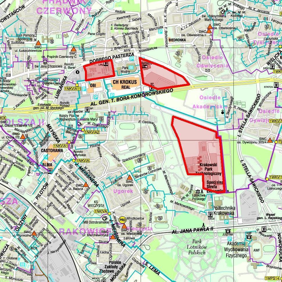 ZAŁĄCZNIK 2 REJON I Zaopatrzenie w ciepło Specjalnej Strefy Ekonomicznej Krakowski Park