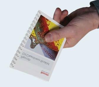 Bosch Rexroth oferuje bezpłatną, 44-stronicową broszurę Oil Cleanliness Booklet (wydrukowaną na papierze olejoodpornym), która dostarcza informacji na temat problemów występujących podczas