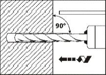 strona 12 Europejskiej Oceny Technicznej Instrukcja montażu 1. Wykonać otwór o odpowiedniej głębokości przy pomocy wiertarki udarowej stosując wiertło o odpowiedniej średnicy (tabela B1 lub B2).