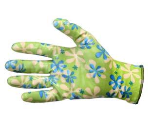 Rękawice powlekane nitrylem i poliuretanem 1 RĘKAWICE OCHRONNE POWLEKANE NITRYLEM Nitrile coated protective gloves Перчатки защитные покрытые нитрилом MATERIAŁ: