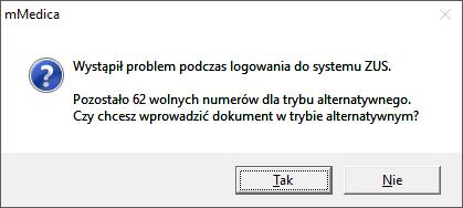 Wystawienie zwolnienia w trybie alternatywnym Rozdział Wystawienie zwolnienia w trybie alternatywnym 9 W przypadku braku połączenia z PUE, braku dostępu do Internetu, bądź w przypadku wystąpienia