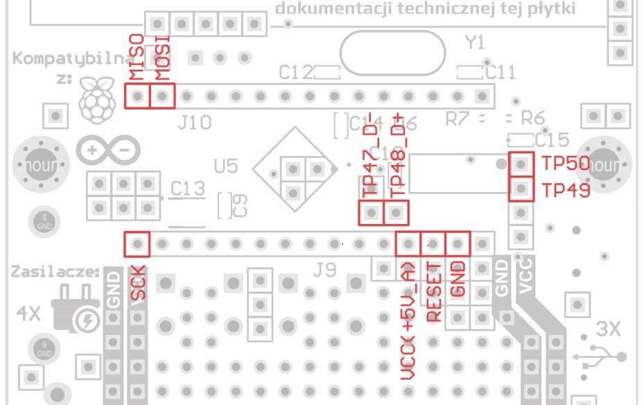 Podstawą modułu jest mikrokontroler ATMega328P-AU oraz interfejs USB FT232R.