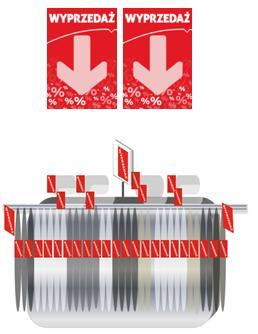 zależności od ekspozycji) UŻYWAMY WYŁĄCZNIE DO OZNACZENIA PRODUKTÓW Z AKTUALNEJ OFERTY WSKAZANYCH W INSTRUKCJI POD HASŁEM PROMOCJA ORAZ WSZYSTKICH