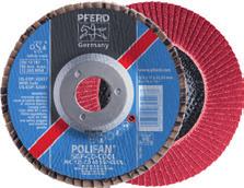 Ściernica lamelowa POLIFAN SGP CO-COOL Keramik narzędzia specjalne do najbardziej wymagających zadań szlifierskich przy materiałach, które bardzo słabo przewodzą ciepło do wydajnych szlifierek