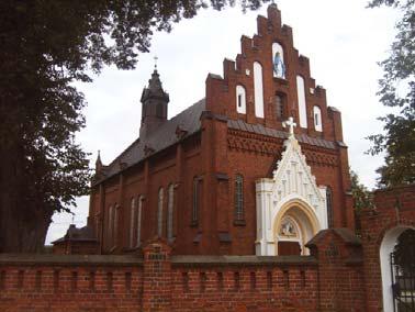 GMINA CERANÓW ZABYTKI Kościół i dzwonnica pochodzące z lat 1874 1875 w