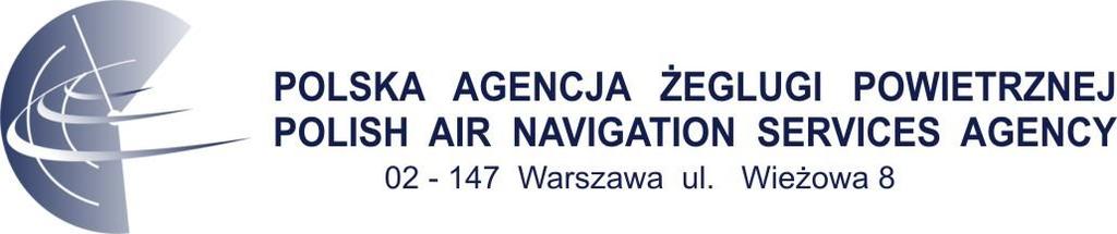 RAPORT ROCZNY za 217 Ruch lotniczy w FIR Warszawa [STAT/ASM/17] Ośrodek Planowania Strategicznego (ASZ) Oznaczenie