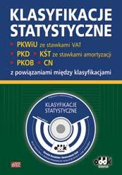 B5 symbol KS1221 Klasyfikacja Środków Trwałych ze stawkami amortyzacji obowiązującymi od dnia 1 stycznia 2018 r.