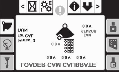 Napięcie akumulatora: wyświetla napięcie akumulatora. Gdy silnik jest wyłączony, napięcie jest mierzone przez sterownik Toro. Temperatura silnika: wyświetla temperaturę płynu chłodzącego silnik.