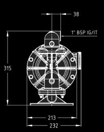 83 bar do 64 mm 5612+ DMP-1-ALB (aluminium / Geolast) ATEX 5612+4 DMP-1-ALE (aluminium /