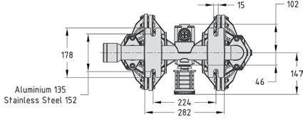 ATEX 5623+2 DMP-1 1/2-SST (stal nierdzewna / Teflon) ATEX 5623+4 DMP-1 1/2-SSE (stal nierdzewna /