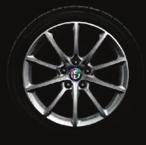 tył 255/40) 18" obręcze kół ze stopu lekkiego Veloce Design (rozmiar opon: przód/tył 225/45 lub przód 225/45 tył