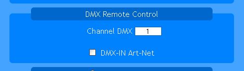 W sytuacji, kiedy do E-NODE 8- będzie podłączona konsoleta Art-Net, to za pomocą drugiego kanału DMX, można przełączać tryby pracy urządzenia.
