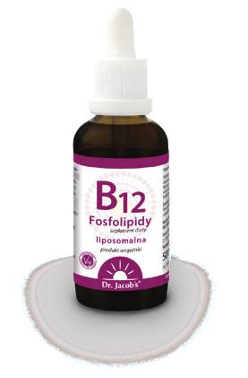 B 12 Active! i B 12 Fosfolipidy Pełna przyswajalność! Produkty B 12 Active! oraz B 12 Fosfolipidy zawierają najwyższej jakości metylokobalaminę wytwarzaną w laboratorium europejskim*.