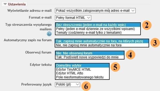 Domyślnie adres e-mail jest wyświetlany tylko dla zalogowanych użytkowników platformy WIKAMP.