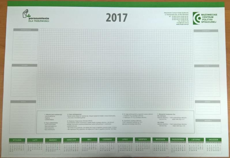 Przedmiot zamówienia 1000 sztuk kalendarzy blokowo-biurkowych na 2019 rok: Kalendarz blokowo-biurkowy z nadrukiem na rok 2019 o wymiarach 60 cm x 43 cm(+/- 15%).
