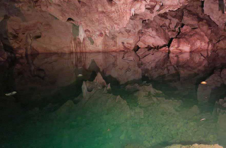 Green Grotto Cave Kompleks jaskiń będący geologiczną i historyczną ciekawostką.