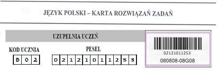 INSTRUKCJA KODOWANIA ARKUSZA CZYNNOŚCI UCZNIÓW wszystkie zakresy 1. zeszyt zadań 2.