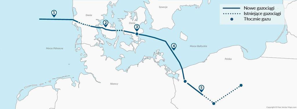 Rysunek 9. Inwestycje planowane w latach 2018-2022 przez OGP Gaz-System S.A.