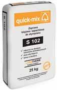 Systemy ociepleń quick-mix Zaprawy do systemów ociepleń Ocieplenia SKS Biała Zaprawa do klejenia, szpachlowania wełny i styropianu Uniwersalna, modyfi kowana polimerami, hydrofobowa, wzmocniona