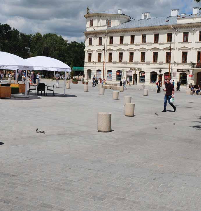 GaLaBau architektura krajobrazu, nawierzchnie drogowe Nawierzchnie brukowe pod duże