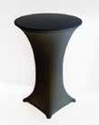 Pokrowiec elastyczny na stół bankietowy 140x80cm (kolor czarny) cena: 20