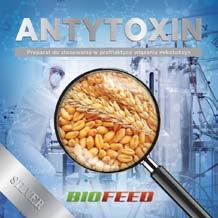 spadku odporności Opakowanie: 1l, 5l Antytoxin Silver Opakowanie: 1kg detoksykant starannie wyselekcjonowane glinokrzemiany wiążą i neutralizują mykotoksyny zawiera manno-oligosacharydy