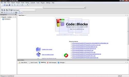 Rad u Code::Blocks okruženju Da bi se napisao i izvršio program napisan na programskom jeziku C, potreban je tekst editor u kojem će program biti napisan, kompajler i bilder koji će napisani kod