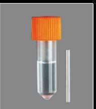 2 ml / 11 mm / h-40 mm Probówki z odczynnikiem do liczenia retikulocytów w krwi żylnej lub włosniczkowej w stosunku 1:1 lub 2:1 0,7 ml / 11/8 mm / h-29 mm Sposób wyliczenia: instrukcja wewnątrz