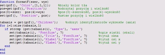 Metodologia syulacyjnych badań dynaiki obiektów z zastosowanie pakietów Matlab i Scilab B.3.