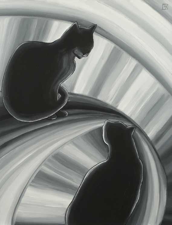 29 Marta Kurczyńska Kocie haiku, 2011 akryl na płótnie,