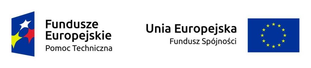 Informacja i promocja: Zapis: Współfinansowanie ze środków Unii Europejskiej, w ramach Programu Pomoc Techniczna 2014 2020 Logo: Fundusz Europejski