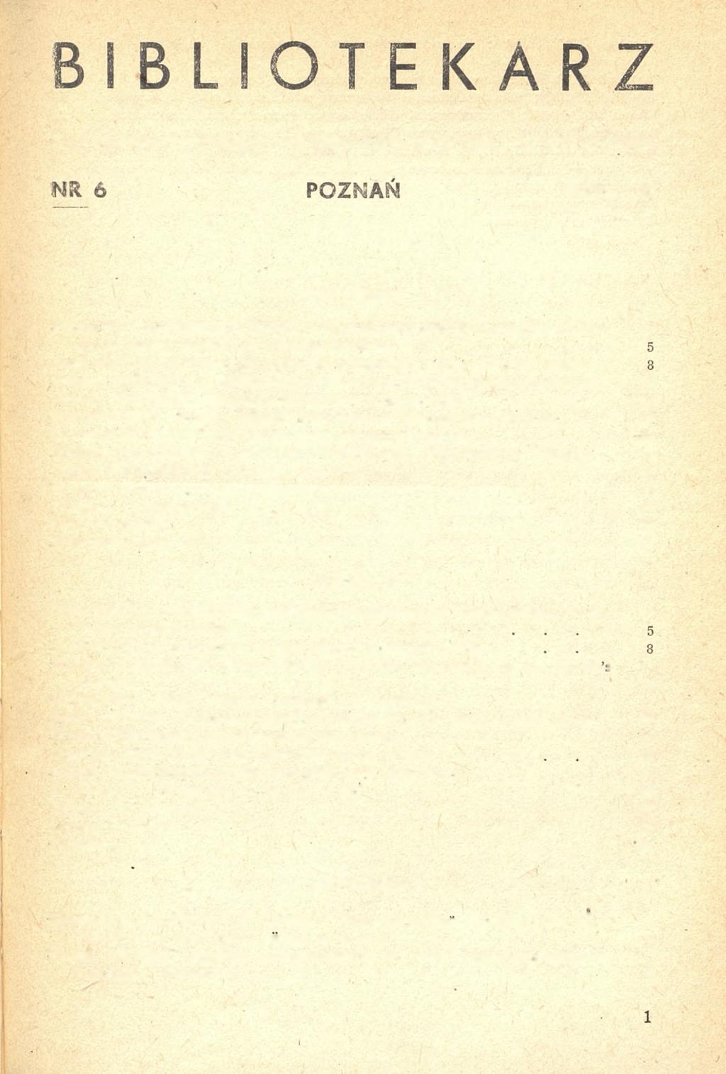 CZASO PISM O POŚWIĘCONE SPRAV/OM BIBLIOTEK I CZYTELNICTWA ROK LV SPIS T R E Ś C I Franciszek C Z A J K O W S K I : Relacja z Międzynarodowej Konferencji w Tilburgu na temat książek łatwych w czytaniu.