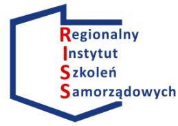 Mail: sekretariat@ris.edu.pl Tel.: 690-949-091 Fax.: 222-442-457 www.ris.edu.pl Warszawa 02-301 ul. Grójecka 26/21 Najnowsze zmiany w podatkach i opłatach lokalnych oraz pomocy publicznej.