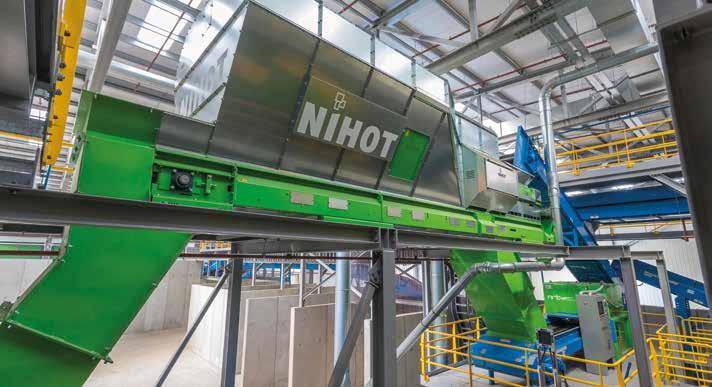 Semimobilne separatory powietrzne Windshifter SDi Urządzenie SDi firmy Nihot może dokonać precyzyjnego wydzielenia frakcji ciężkiej i lekkiej w przypadku wielu materiałów wejściowych,