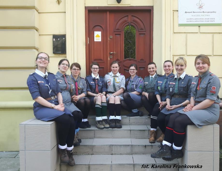 05.08.2017 Kurs metodyki Podkarpackiej i Zachodniopomorskiej Chorągwi harcerek - zajęcia o kategoryzacji, wizytacja hm. Aleksandra Popek Dylągówka 15.08.2017 Kurs Metodyki Harcerek, Mazowiecka Chorągiew Harcerek, wizytacja hm.