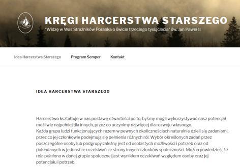 Obecnie istniejące kręgi Obecnie na terenie Polski działa 8 kręgów: Zdj.