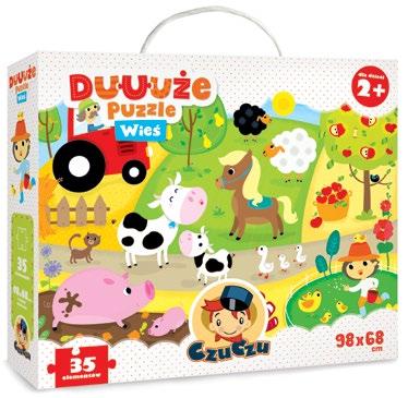 puzzle Duuuże puzzle Wieś dla dzieci 2+ Cena detaliczna: 54,90 zł Wymiar