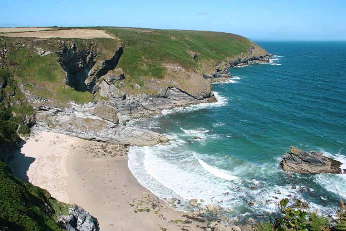 Fig. 1. Fishing Cove one of many bays on the northern coast, phot. M.W.